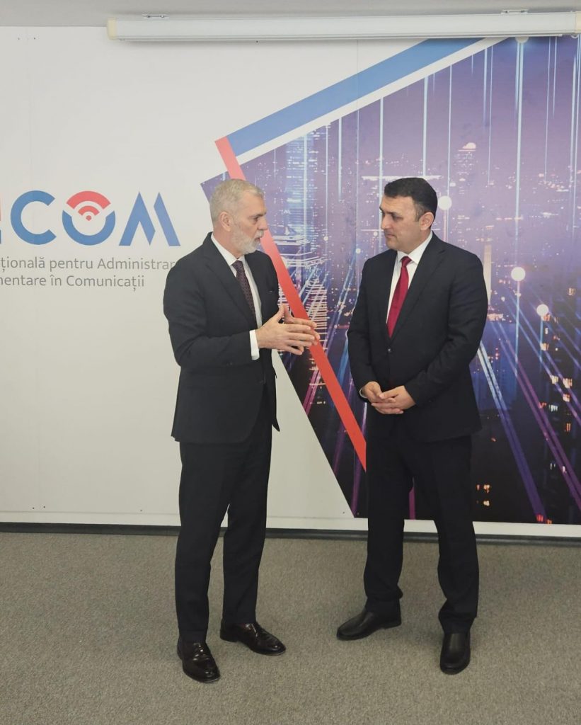 Вохӯрии роҳбарияти Хадамоти алоқа ва ANCOM дар Бухарест